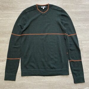 Horny Toad 100% Merino Wool Vector Sweater Men's L Spruce Green Hiking‎ Outdoors